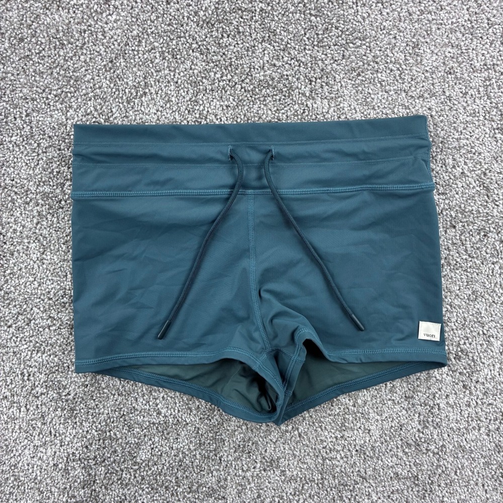 Vuori Dune Shorty Swim Shorts Women's S Green Recycled Polyamide Athletic VW707